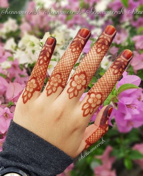 For more mehndi designs, visit our YouTube channel Samfree Styles. Mehndi Designs Finger, Henna Hand Designs, Finger Mehndi, Indian Mehndi Designs, Floral Henna Designs, Finger Henna Designs, Heart Music, Eid Mehndi Designs, Tattoo Heart