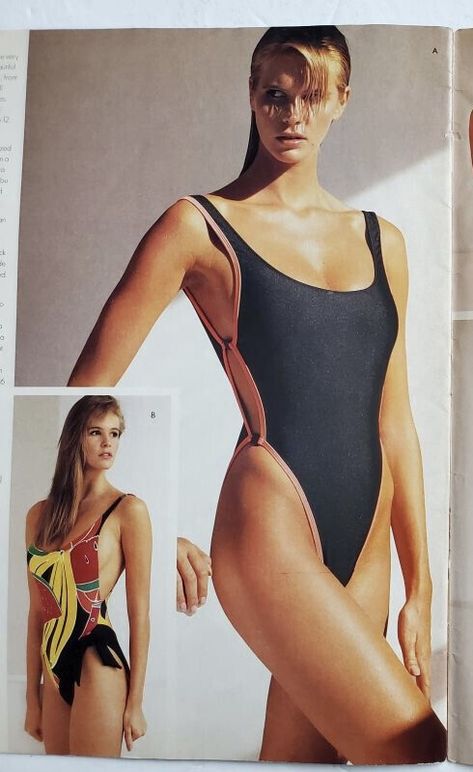 Elle Macpherson 90s, Feminine Icons, Flamboyant Natural, Original Supermodels, Elle Macpherson, Natural Women, Women Swimsuits, Mood Board, Swimming