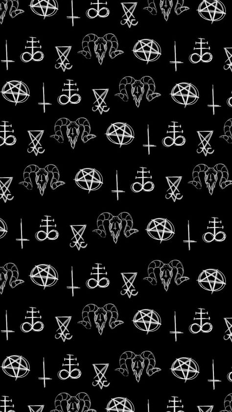 Satanic Wallpaper Iphone, Satanic Wallpaper, Goth Wallpaper, Gothic Wallpaper, Dark Images, Witchy Wallpaper, Wallpaper Collage, Band Wallpapers, Occult Art