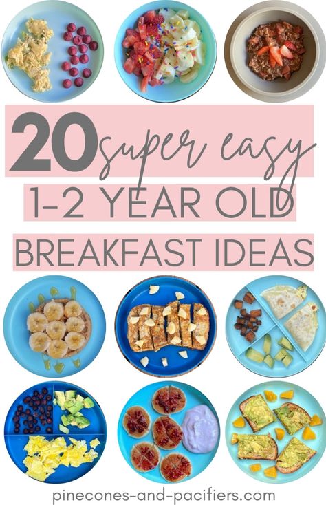 I Year Old Food Ideas, Healthy Breakfast Ideas For Toddlers, Easy Toddler Breakfast On The Go, Simple Toddler Breakfast Ideas, Simple Breakfast Ideas For Kids, Simple Toddler Breakfast, Toddler Healthy Breakfast, Healthy Breakfast Toddler, Healthy Toddler Breakfast Ideas