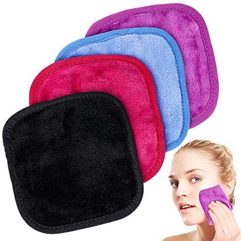 Makeup Towels, Face Wash Cloth, Exfoliating Towel, Makeup Remover Towel, Makeup Remover Cloth, Makeup Towel, Reusable Makeup Remover Pads, Remove Makeup From Clothes, Removing Makeup