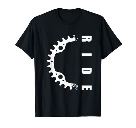 PRICES MAY VARY. Solid colors: 100% Cotton; Heather Grey: 90% Cotton, 10% Polyester; All Other Heathers: 50% Cotton, 50% Polyester Imported Pull On closure Machine Wash Casual MTB Mountain Bike Clothing / Apparel. White Print MTB Mountain Bike Tee Shirt. Chainring with word ride design mountain bike tops. Cool MTG Gifts for mountain bikers. Lightweight, Classic fit, Double-needle sleeve and bottom hem Mountain Biking, Mountain Bike Clothing, Bike Clothing, Mtb Bike Mountain, Bike Clothes, Bike Shirts, Mountain Biker, Clothing Apparel, Mountain Bike