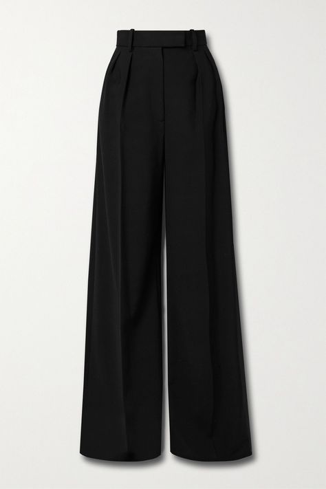 Wide Leg Pants Outfit, Elegante Casual, Flowy Pants, Looks Chic, Black Dress Pants, Tailored Pants, Wide Pants, Dream Clothes, Pants Outfit