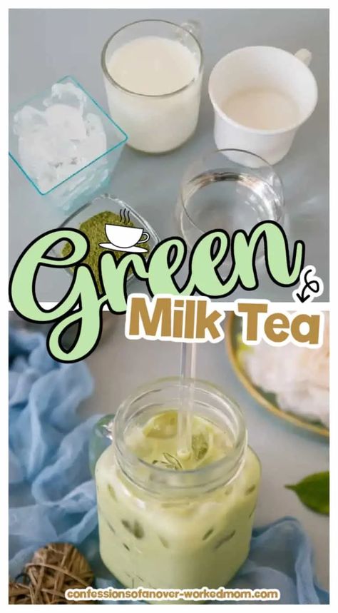 Tea, Recipes With Milk, Green Tea Recipes, Tea Recipes, Green Tea, Milk, Green