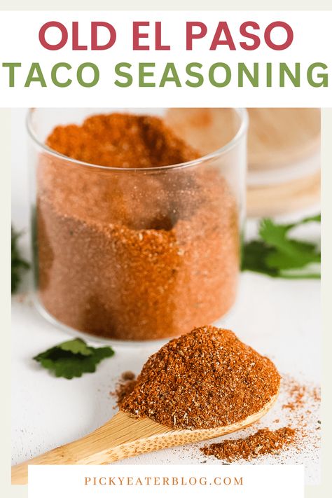 Essen, El Paso Taco Seasoning Recipe, Old El Paso Taco Seasoning Recipe, Taco Seasoning Easy, Taco Seasoning Ingredients, Diy Taco Seasoning, Layered Taco, Mild Taco Seasoning, Make Taco Seasoning