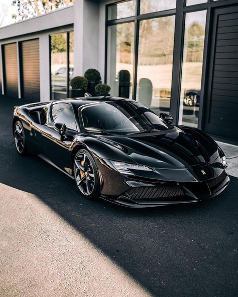 Millionaire Surroundings 🎩 on Instagram: “A dark horse, the Ferrari SF90 Stradale 🐎 What do you think about Ferrari’s current flagship model? @zuumy @davidlinn…” Supercar Collection, Expensive Life, Racing Wallpaper, New Model Car, Ferrari Collection, Ferrari Sf90, Ferrari Scuderia, Ferrari Car, Fancy Cars