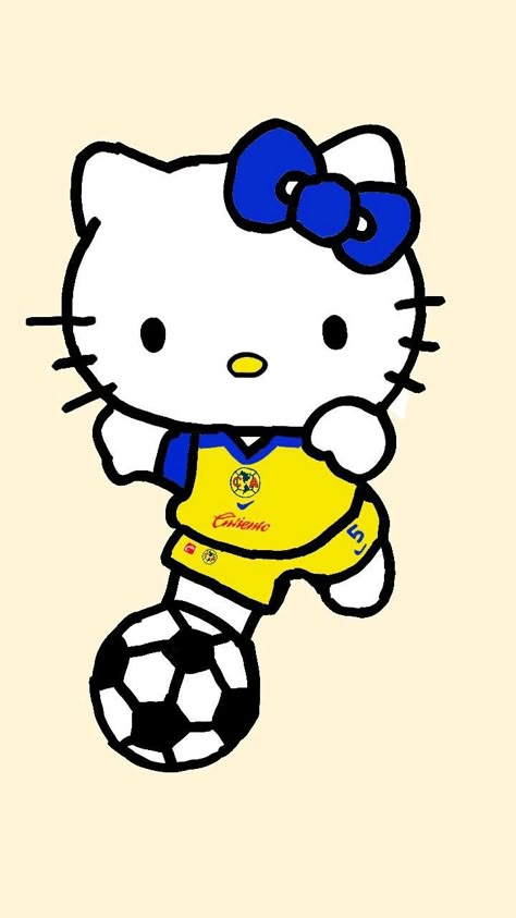 Kevin Alvarez, Hello Kitty Baby, Hello Kitty Imagenes, Hello Kitty Crafts, Crochet Keychain Pattern, Kitty Drawing, Hello Kitty Backgrounds, Hello Kitty Drawing, Club America