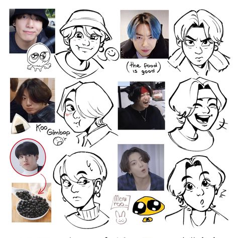 #jungkook #fanart #bts Boy Haircut Ideas, Practical Hairstyles, Boy Haircut, Boy Haircuts, Long To Short Hair, Fanart Bts, Character Design Sketches, Jungkook Fanart, Art Tools Drawing