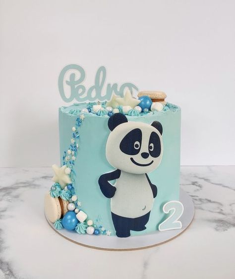 Bolo Panda: as 50 ideias mais fofas para todo tipo de festa Bolo Do Panda, Panda Birthday Cake, Airplane Birthday Cakes, Bolo Panda, Panda Cake, Anime Cake, Panda Birthday, Cake Logo Design, Creative Birthday Cakes