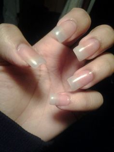 These are so natural looking Natural Looking Acrylic Nails, Natural Gel Nails, Natural Acrylic Nails, Clear Acrylic Nails, Nail Swag, Pink Acrylic Nails, Square Acrylic Nails, Long Acrylic Nails, Cute Acrylic Nails