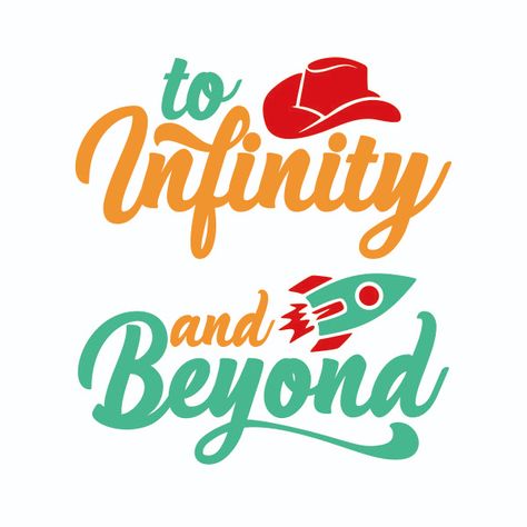 Toy Story To Infinity And Beyond, To Infinity And Beyond Shirt, To The Infinity And Beyond, Silhouettes Disney, Disney Font Free, Disney Silhouettes, Disney Font, Story Birthday, Magic Castle