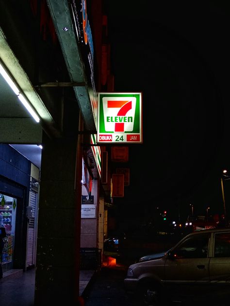 Kuala Lumpur, 7-Eleven Street Photography. Night Photography of 7 eleven sign 711 Aesthetic Night, 7 Eleven Aesthetic Night, Seven Eleven Aesthetic Night, 7 Eleven Wallpaper, 7-11 7 Eleven, 7 Eleven Photoshoot, 7 11 Aesthetic Night, 7/11 Store 7 Eleven, 7/11 Aesthetic