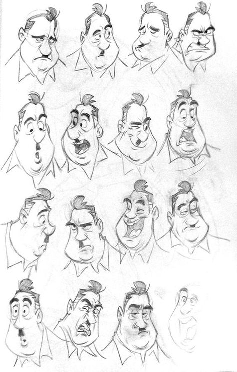 Expressive Cartoon Faces, Disney Expression Sheet, Facial Expressions Character Design, Cartoon Expressions Faces, Cartoon Facial Expressions, Disney Expressions, Cartoon Faces Expressions, Character Expressions, Facial Expressions Drawing