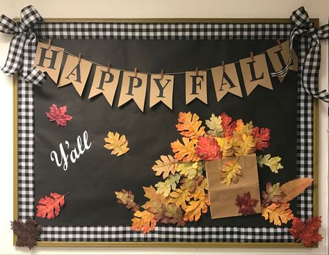 Bulletin Board Ideas For Office, October Bulletin Board Ideas, Fall Church Bulletin Boards, Cafeteria Bulletin Boards, October Bulletin Board, Doors Decoration, Seasonal Bulletin Boards, October Bulletin Boards, November Bulletin Boards