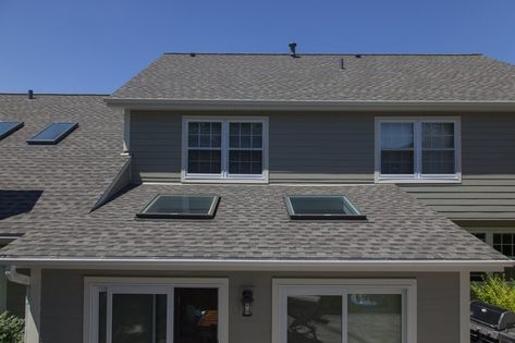 Terrific Taupe! A home with James Hardie Monterey Taupe siding & GAF roof - Traditional - Exterior - Chicago - by Opal Enterprises, Inc. | Houzz Hardie Monterey Taupe, Taupe Siding, James Hardie, Exterior House Color, Traditional Exterior, Monterey, House Colors, House Exterior, Roof