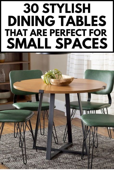 Table Chairs Design, Unique Round Dining Table, Small Square Dining Table, Small Round Kitchen Table, Round Kitchen Table Set, Dining Table Small Space, Round Dining Table Decor, Circle Dining Table, Small Kitchen Table Sets