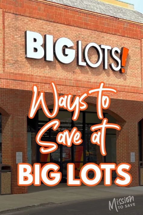 Do you love shopping at Big Lots for the great deals? Be sure you are using all these ways to save at Big Lots, some you may not have known before. Free Mail Order Catalogs, Big Lots Store, Frugal Family, Store Hacks, Living On A Budget, Wood Pallet Projects, Frugal Tips, Frugal Living Tips, Big Lots