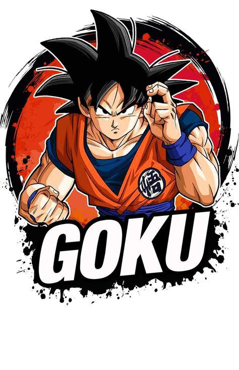 Goku T Shirt, Sublimacion Ideas, Sublimation Ideas Projects Inspiration, Dragon Ball Painting, Dragon Ball Art Goku, Tshirt Printing Design, Anime Tshirt, Dope Cartoon Art, Graphic Tshirt Design