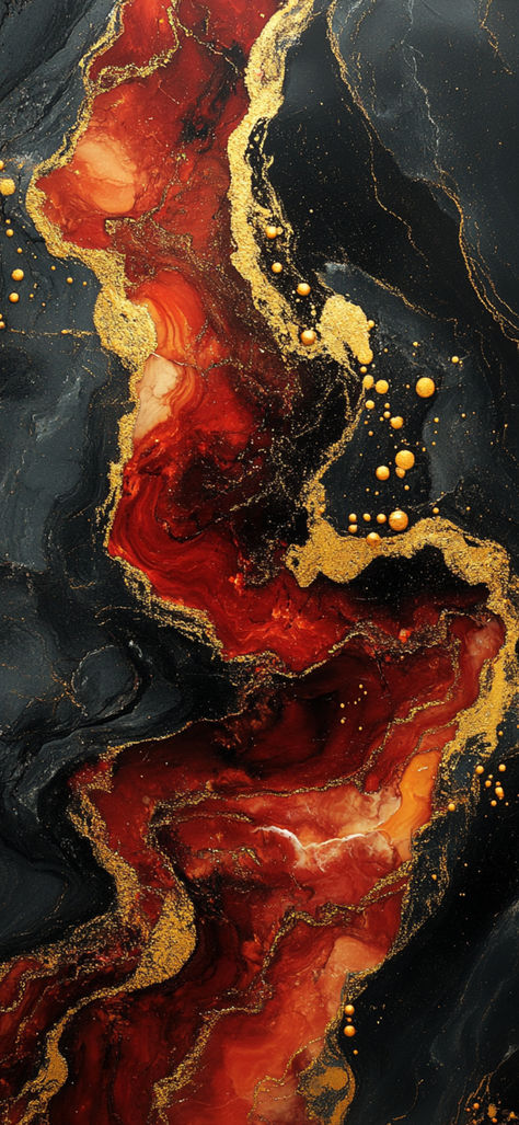 #wallpaper #ai #mobilewallpaper #iphone #android #background Red Gold Black Aesthetic, Red And Gold Wallpaper, Crimson King, Black Website, Red Wallpapers, Classy Wallpaper, Red And Black Wallpaper, Year Of The Snake, Gold Aesthetic