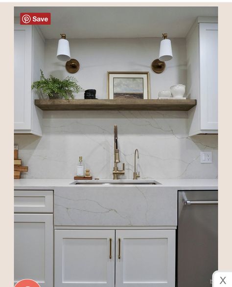 Shelves Above Kitchen Sink, Shelf Above Sink, Replacing Interior Doors, Above Kitchen Sink, Vinyl Wood Planks, Waterfall Kitchen, Above Sink, Interior Door Knobs, Antique Coffee Tables