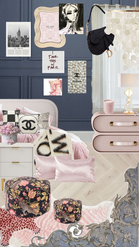 Blair Waldorf room Blair Waldorf Bedroom, Blair Waldorf Room, Waldorf Room, Blair Waldorf Aesthetic, Aesthetic Bedroom Ideas, Cute Bedroom Decor, Blair Waldorf, Bedroom Layouts, Bedroom Aesthetic