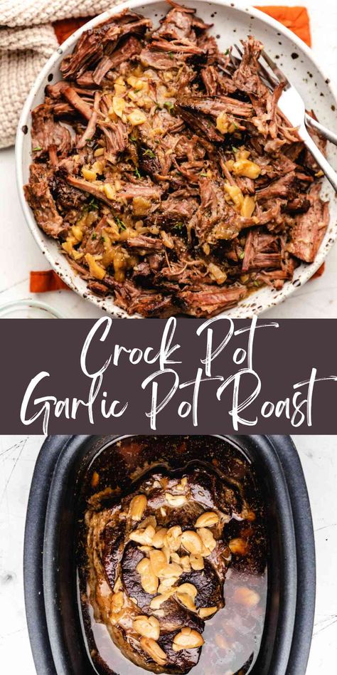 Garlic Pot Roast Slow Cooker, Crockpot Chuck Roast Recipes Slow Cooker, Boneless Beef Chuck Pot Roast Recipes, How To Cook Chuck Roast In Crock Pot, Rump Roast Crock Pot Recipes Slow Cooker, Dr Pepper Beef Roast Crock Pot, Crockpot Rump Roast Recipes, Carnivore Crock Pot Recipes, Garlic Pot Roast