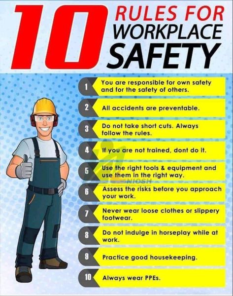 Safety Workplace, Safety Pictures, Welding Safety, Workplace Safety Tips, Construction Site Safety, Safety Topics, Office Safety, Health And Safety Poster, Workplace Quotes