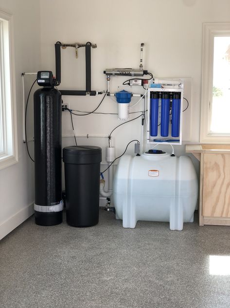 Well Water Filtration System, Water Filtration System Diy, Grey Water System Diy, Home Water Filtration System, Well Water System, Whole House Water Filtration System, Grey Water System, Water Softener System, Home Water Filtration