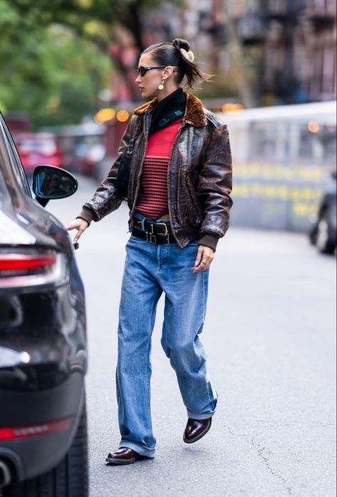 Bella Hadid Style Winter, Bella Hadid Fall Outfits, Bella Hadid Winter Outfits, Bella Hadid Outfits Street Style, Bella Hadid Fall, Bella Hadid Street Style, Engagement Photo Outfits Fall, Fashion Trend Forecast, Models Off Duty Style