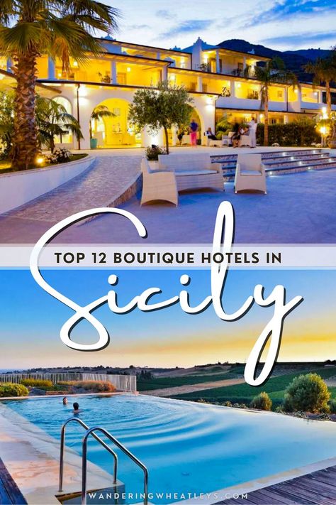 Are you looking for amazing places to stay in Sicily Italy? Here are the 12 BEST boutique hotels in Sicily in the best places in Sicily for the best Italy vacation! | Sicily hotels | where to stay in Sicily | accommodation in Sicily | Sicily accommodation | hotels in Italy | accommodation in Italy | where to stay in Italy | Italy hotels | places to stay in Italy | Italy travel tips | Europe travel | Sicily travel | places in Italy | Sicily boutique hotels | #Sicily #Italy #Europetravel #hotels Hotels In Italy, Sicily Hotels, Sicily Travel, Italy Sicily, Florence Travel, Tuscany Travel, Italy Hotels, Best Boutique Hotels, Places In Italy