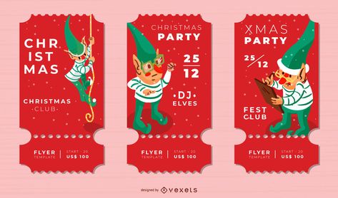 Christmas tickets elf set #AD , #Sponsored, #affiliate, #tickets, #elf, #set, #Christmas Christmas Ticket, Adobe Illustrator Art, Party Tickets, Christmas Flyer, Ticket Design, Christmas Graphics, Educational Projects, Work Inspiration, Xmas Party