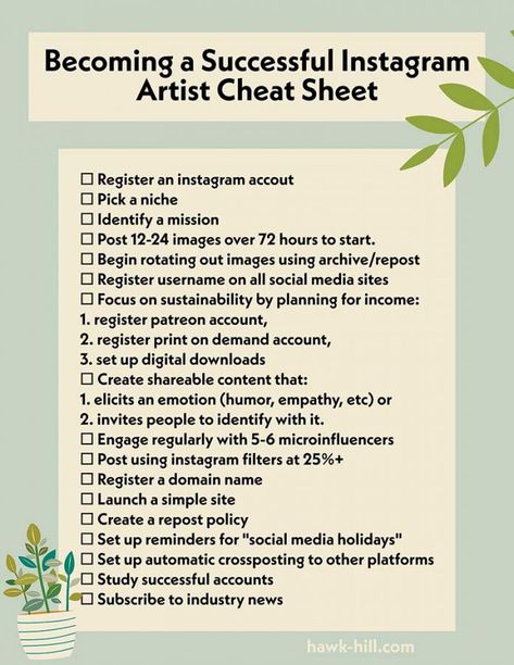 How To Grow On Instagram As An Artist, Artist Business Ideas, Aesthetic Bio For Artist, How To Start An Aesthetic Instagram, Instagram Content For Artists, Full Time Artist Schedule, How To Start A Small Art Business, How To Make Followers On Instagram, Branding On Instagram