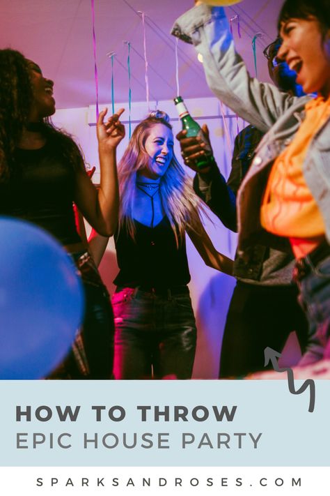 If your last house party had people heading home before the sun went down, try these 6 simple tips to throw a more fun, inclusive party this time around. House Dance Party, Party Lights Indoor, House Parties, Pj Party, House Dance, Fun Organization, Fun Party Games, Work Friends, People Dancing