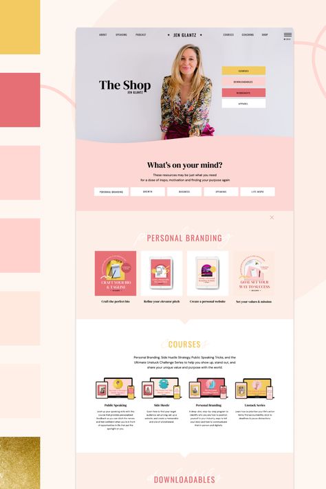 Stationery Website Design Inspiration, Google Sites Website Design, Html Website Ideas, Shop Page Design Website, 2022 Website Design, Cute Blog Design, Website Layout Inspiration Business, Website Cute Design, Stationary Website Design