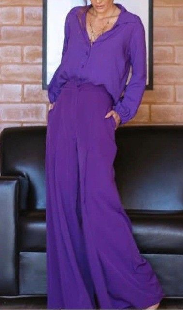 Purple Pants Outfit, Purple Fashion Outfit, Scarf Outfit Ideas, Chic Scarf, Outfit Ideas 2024, Scarf Outfit, Purple Pants, Purple Outfits, 가을 패션