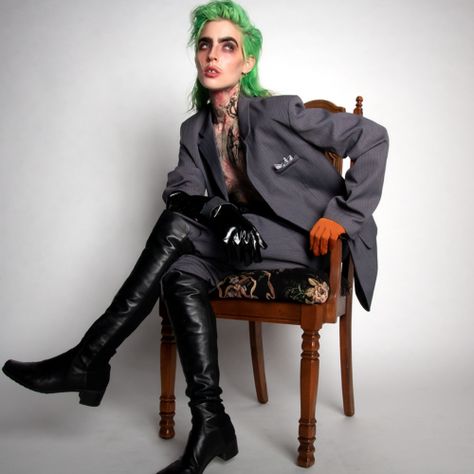 Drag King Makeup, Dorian Electra, Photography Zine, Drag Make-up, King Outfit, Gentleman Aesthetic, Drag King, Queer Fashion, H Town