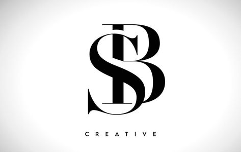 Sb Logo Design Letter, Sb Logo Design, Sb Monogram, Sk Photo Editing Logo, B Letter Images, Sb Logo, S Letter Logo, Graphic Shapes Design, S Logo Design