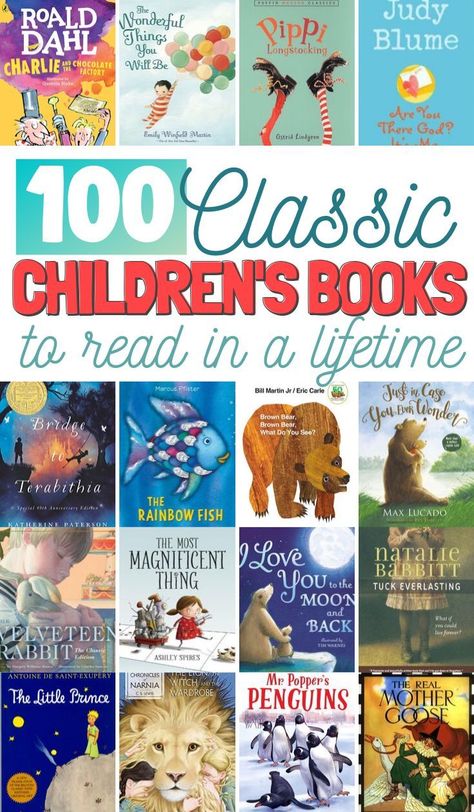 With a list of 100 children’s books to read in a lifetime, you’re sure to find just what you’re looking for. These classic children’s stories make great gifts! Classic Books To Read List, Books To Read List, Classic Books To Read, To Read List, Classic Childrens Books, Read List, Read Aloud Books, Best Children Books, Dog Books