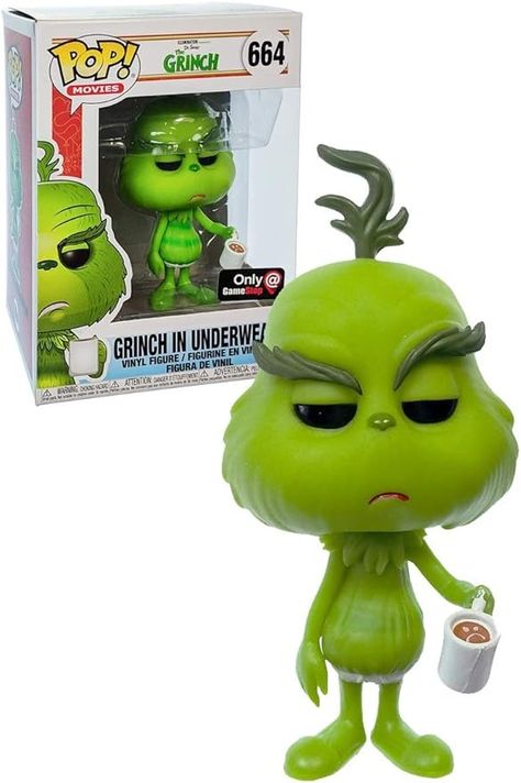 Amazon.com: Funko Pop Movies: The Grinch - Figura coleccionable de The Grinch en ropa interior, multicolor : Juguetes y Juegos The Grinch Movie, Funko Pop Toys, Funko Pop Collection, Pop Toys, Baby Words, Christmas Room Decor, Pop Collection, Kids Gift Guide, 11th Birthday