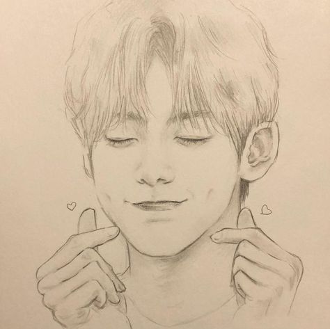 Soobin Drawing Reference, Txt Portraits, Kpop Drawings Txt, Drawing Kpop Easy, Soobin Drawing Pencil, Txt Drawings Pencil, Lee Know Drawing Pencil, Soobin Sketch, Yeonjun Drawing Pencil