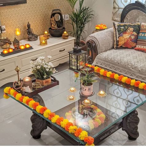 Diwali Decor For Balcony, Diwali Hall Decoration, Diwali Balcony Decoration, Shadi Decoration, Diwali Decoration Lights, Haldi Decoration, Table Etiquette, Diy Floral Decor, Diwali Decoration Items