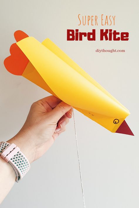 Montessori, Kite Making For Kids, Kite Crafts, Diy Kite, Kites Craft, Bird Kite, Kites For Kids, Kite Making, Easy Bird