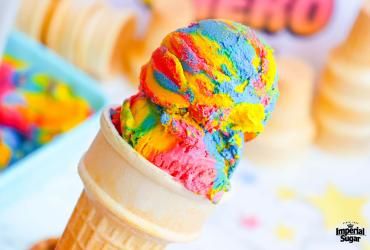 Recipes | Imperial Sugar Wedding Cake Ice Cream, Superman Ice Cream, Ice Cream Pictures, Banana Popsicles, Rocky Road Ice Cream, Homemade Wedding Cake, Berry Yogurt, Lime Sorbet, Yogurt Popsicles