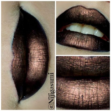 Steampunk Lips  •  Free tutorial with pictures on how to create a lip makeup look in under 10 minutes Steampunk Makeup, Leopard Makeup, Steampunk Hairstyles, Steampunk Halloween, Punk Makeup, Lip Makeup Tutorial, Makeup Tricks, Steampunk Costume, Make Up Looks