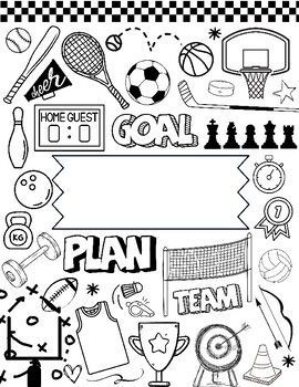 Coloring pages of page sports for kids, like basketball, soccer, football, baseball, and. #Cover_Page_For_Physical_Education_Project #Sports_Doodle_Art #Physical_Education_Front_Page_Design #Sports_Project_Cover_Page Pt Project Cover Page, Sports Book Cover, Doodle Art For School, Sport Book Cover Design, Physical Education Front Page Design, Sports Project Cover Page, Pe Project Cover Page Ideas, Physical Education Cover Page, Life Orientation Cover Page