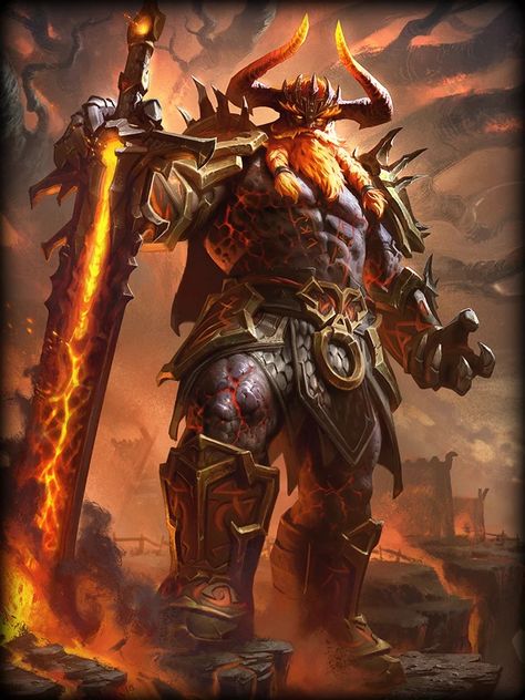 Surtr - Official SMITE Wiki Smite Skins, Storm Kings Thunder, Fire Giants, Fire Warrior, Dnd Dragons, Dnd Monsters, 다크 판타지, Fantasy Races, The Crow