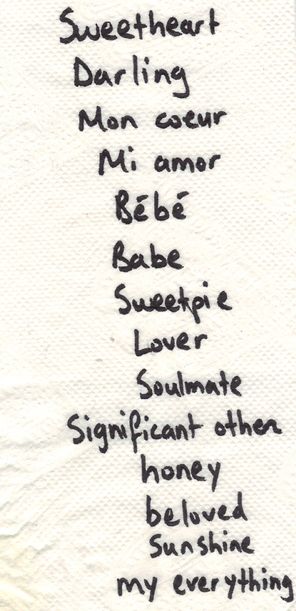 The pet name doesn't matter BUT...Just DON'T call ME what YOU called all your OTHER girlfriends! I'm With The Band, Lovey Dovey, What’s Going On, Mr And Mrs, Hopeless Romantic, Pet Names, Pretty Words, Love Letters, Soulmate