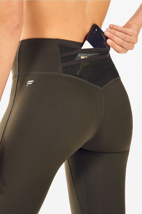 Trinity High-Waisted Pocket Legging - 2 for $24 for New Members! | Fabletics Arm Workout Women, High Waist Sports Leggings, Pocket Leggings, Sporty Outfits, 인물 사진, Shakira, Ladies Dress Design, Sports Leggings, Leggings Fashion