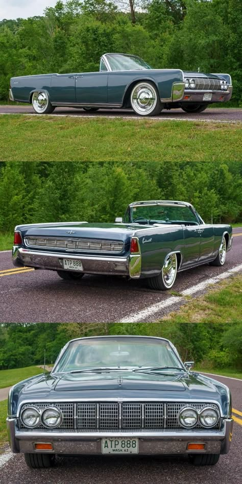 1963 Lincoln Continental, Lincoln Continental 1963, Lincoln Convertible, Lincoln Car, Lincoln Continental Convertible, Classic Cars Trucks Chevy, Ice Car, Lincoln Vehicles, Ford Edsel