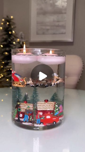 89K likes, 428 comments - rociosdesign on December 5, 2022: "CHRISTMAS FLOATING CANDLES DIY The vase and Ornaments are from the Dollar Tree, the clear balls are called water beads you can get them in the link in my Bio Floating Candles by Rocio Ruiz https://a.co/fUJAjsY". Christmas Floating Candles, Christmas Decorations Diy Crafts, Handmade Christmas Crafts, Christmas Centerpieces Diy, Christmas Crafts To Make, Easy Christmas Decorations, Christmas Decorations Diy Outdoor, Diy Christmas Decorations Easy, Diy Dollar Store Crafts